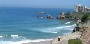A view of Biarritz