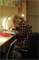 Student studying Russian in Moscow