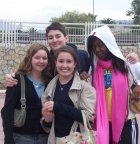 Students enjoying Nice