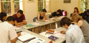 French students in classroom in Aix French students in classroom in Aix