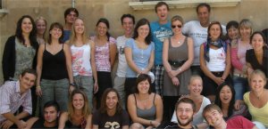Spanish language students in Salamanca
