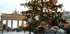 Christmas at Brandenburg Gate