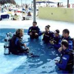 Diving lesson in Mexico