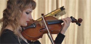 Violin practise in Vienna
