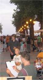 Hotel Balcon de Europa promenade at night Hotel Balcon de Europa promenade at night