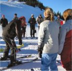 Ski lesson in Kitzbuhel