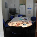 French study room in Paris language school French study room in Paris language school