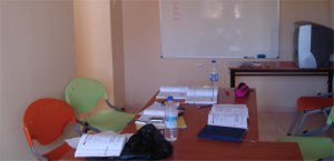 Learn Greek in Hania  Greek school classroom