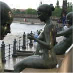 Statues opposite museum island Statues opposite museum island