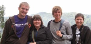Jack with friends in Cuenca Jack with friends in Cuenca