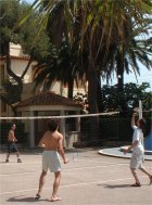 Badminton on campus