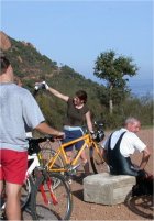 Cycling in the hills behind Cannes