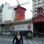 Kerri at the Moulin Rouge in Paris on an excursion Kerri at the Moulin Rouge in Paris on an excursion