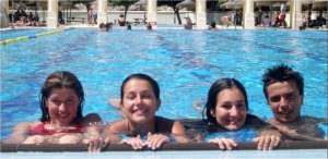 Spanish students in Benalmadena