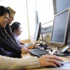 Students studying French in Rouen